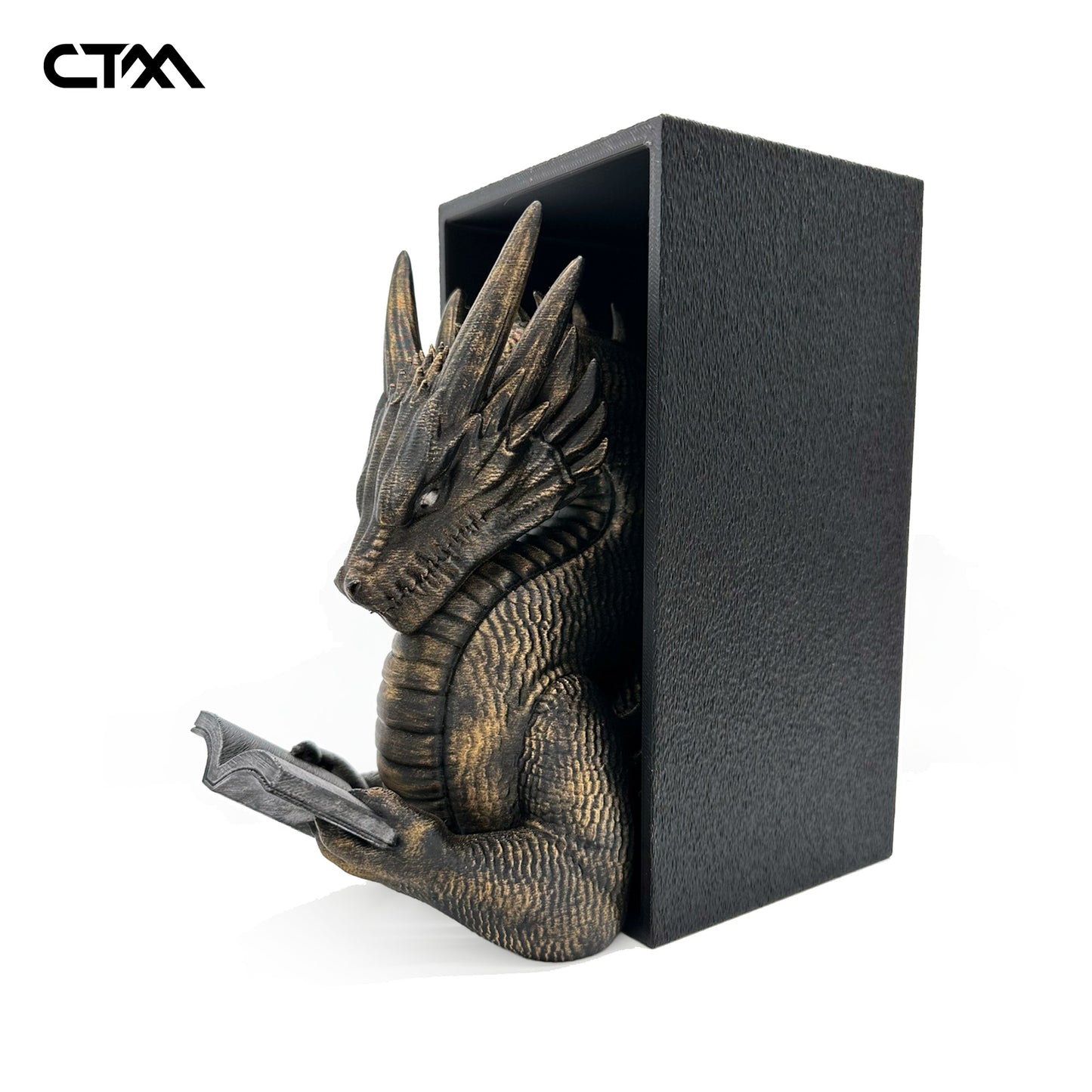 Reading Dragon Bookend