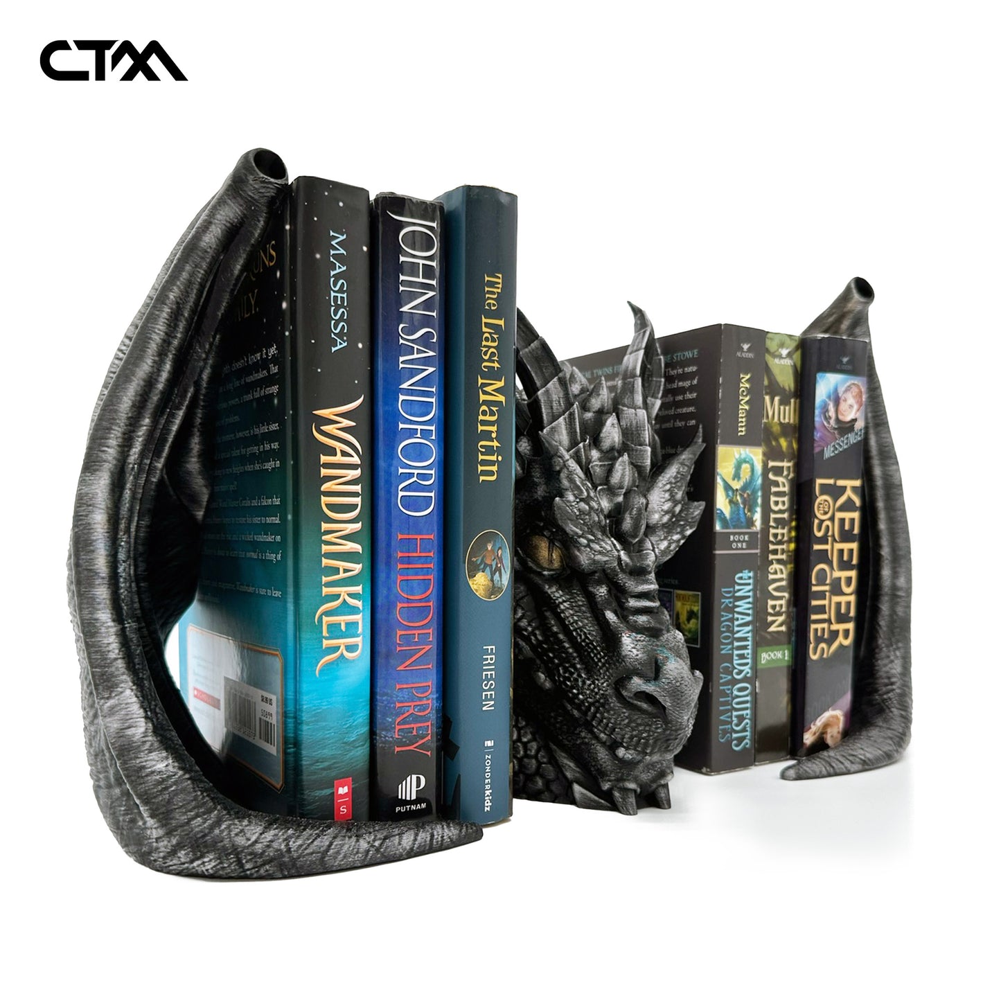Winged Dragon Bookend