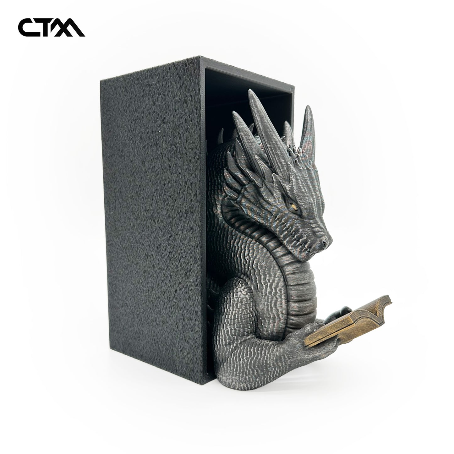 Reading Dragon Bookend