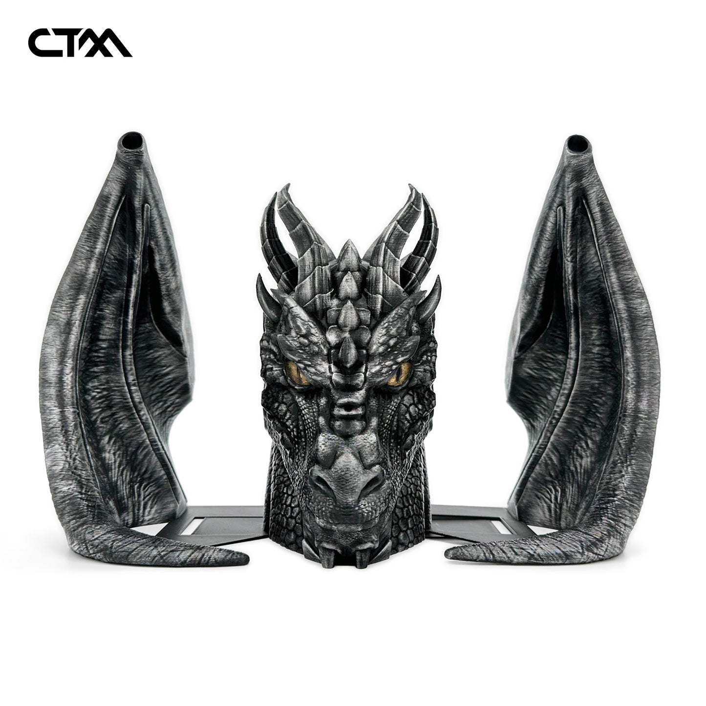Winged Dragon Bookend