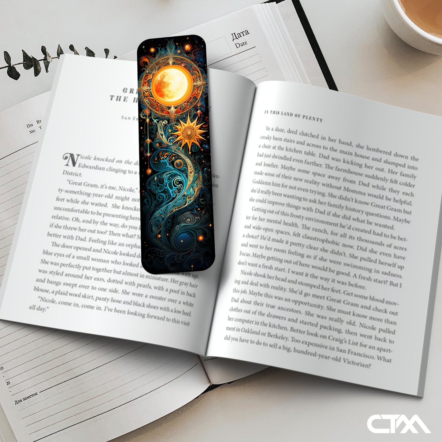 Celestial Moon Bookmark