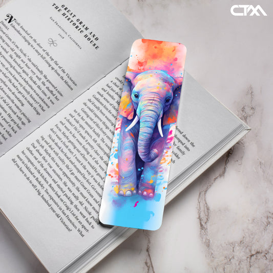 Colorful Elephant Bookmark