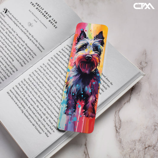 Colorful Schnauzer Bookmark