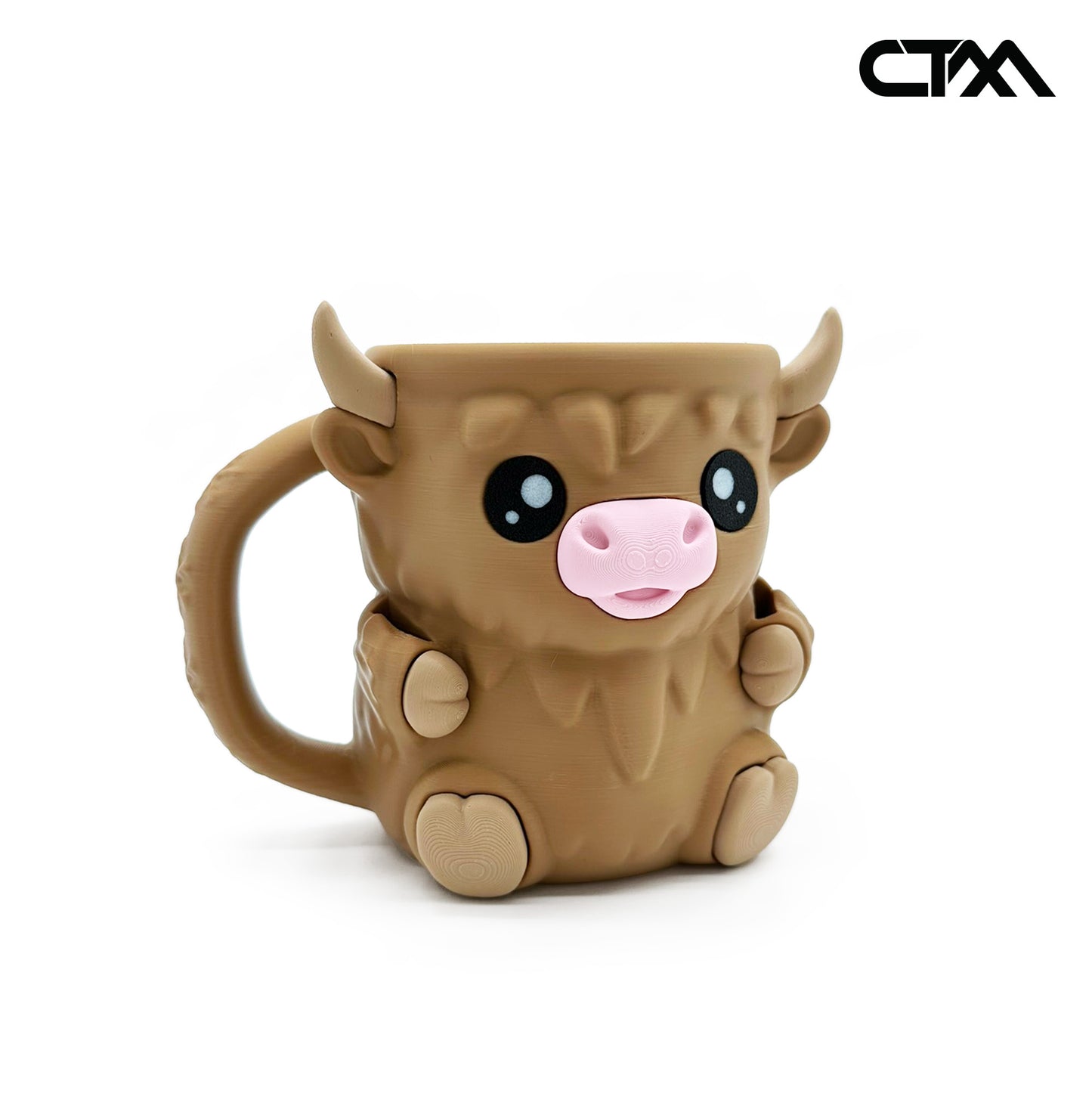 Highland Cow Ice Cream Pint Holder