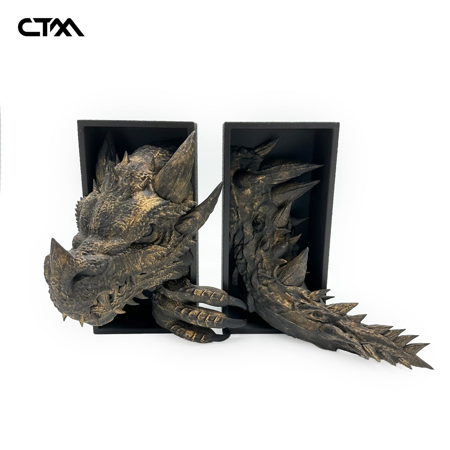 Emerging Dragon Claw and Tail Bookend