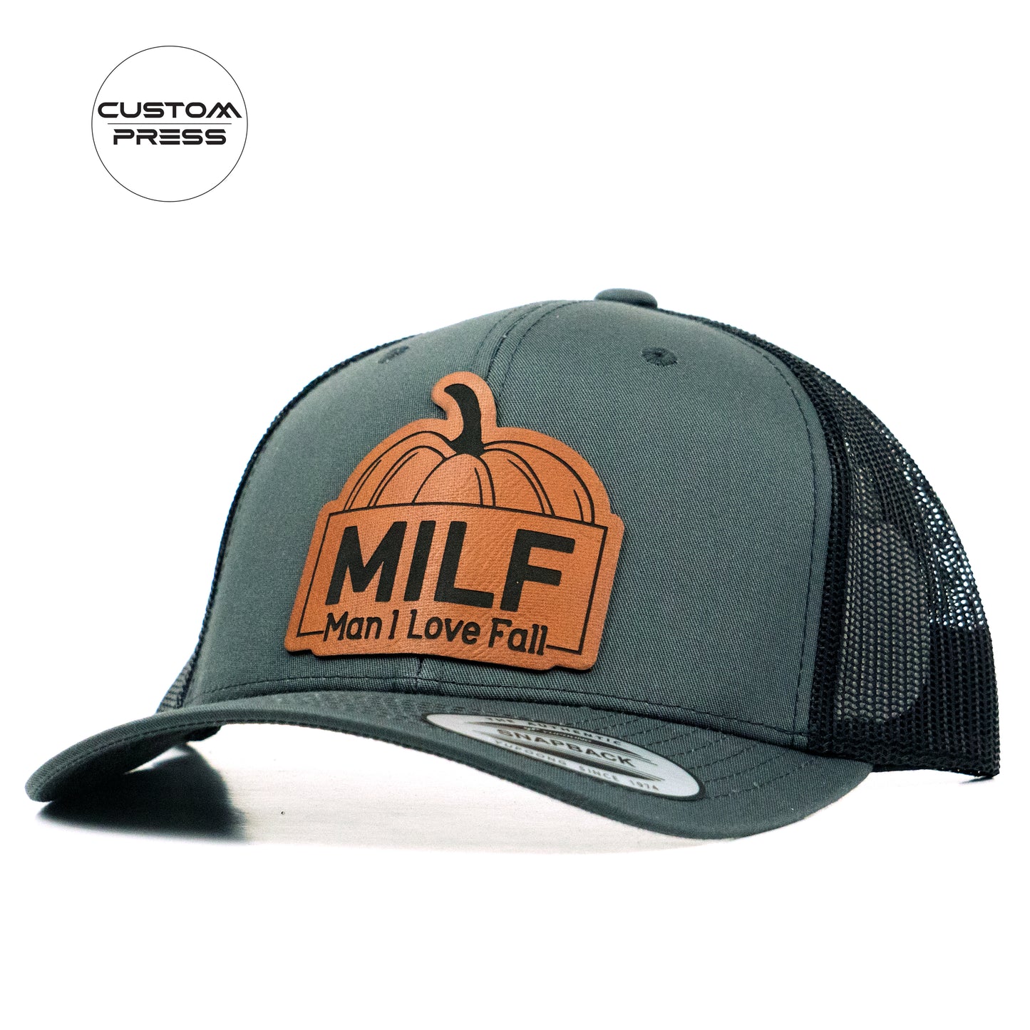 MILF Fall Pumpkin Trucker Hat