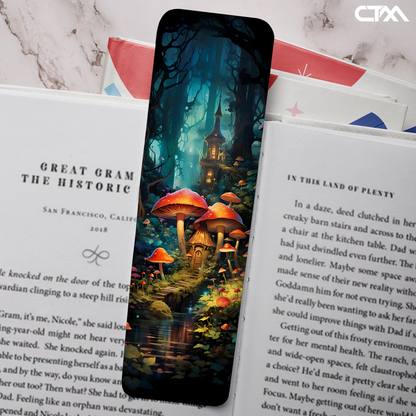 Mushroom Forest Bookmark