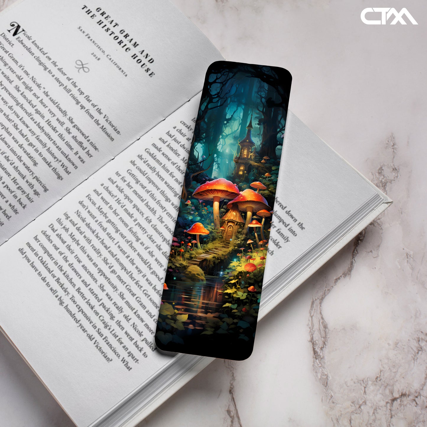 Mushroom Forest Bookmark
