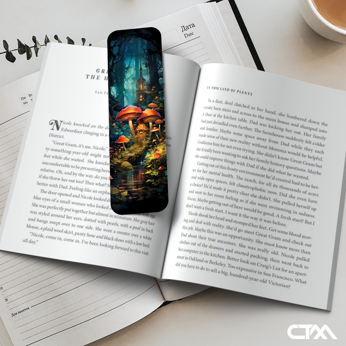 Mushroom Forest Bookmark