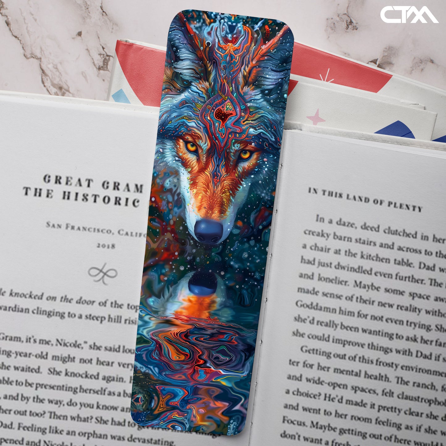 Mystic Wolf Bookmark