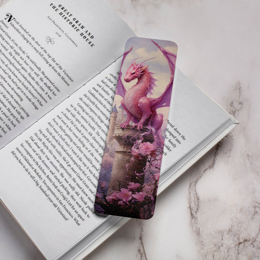 Pink Dragon Bookmark