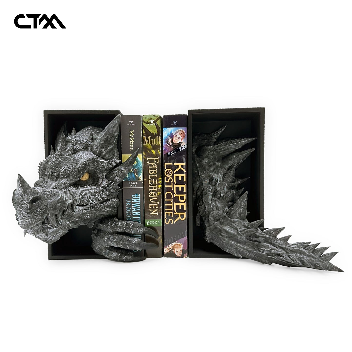Emerging Dragon Claw and Tail Bookend