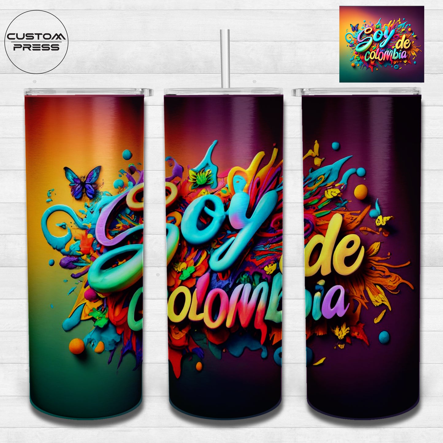 Soy De Colombia Tumbler