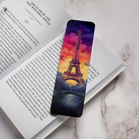 Eiffel Tower Sundown Bookmark