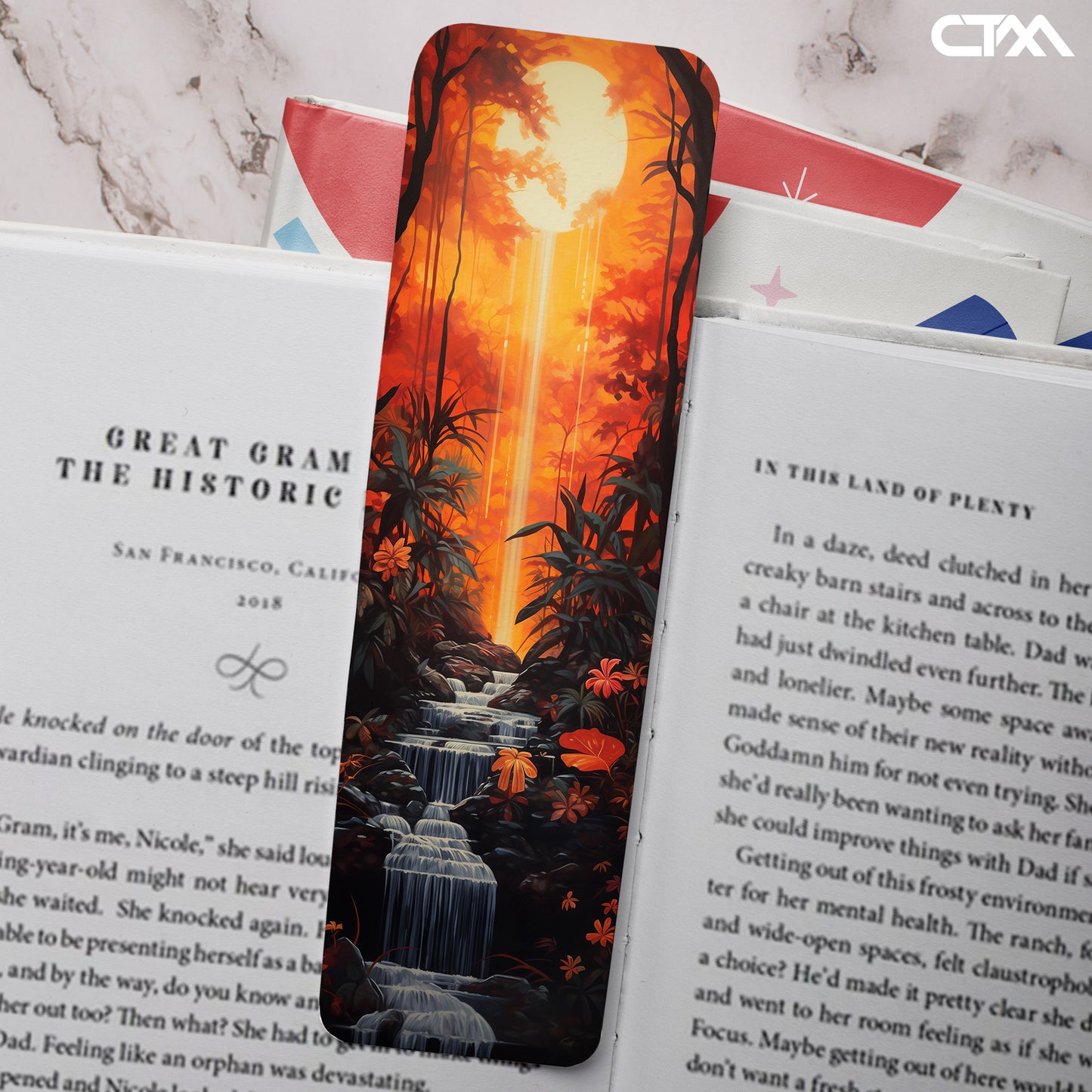Tropical Sunset Bookmark