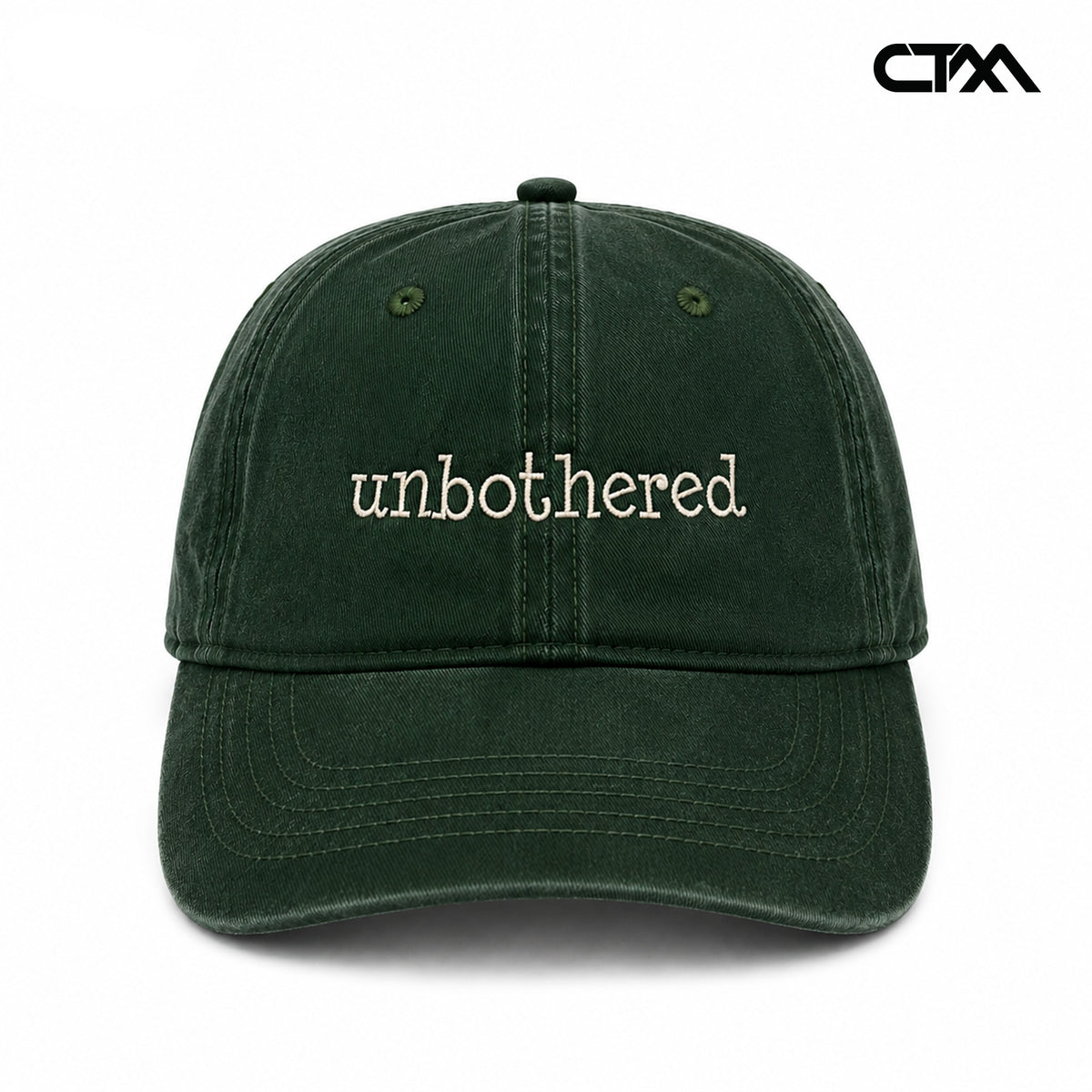 Unbothered Embroidered Unisex Baseball Cap