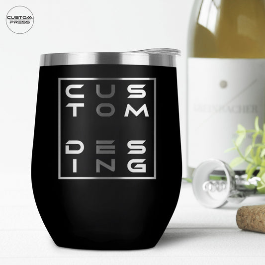 Wine Tumbler Custom Design