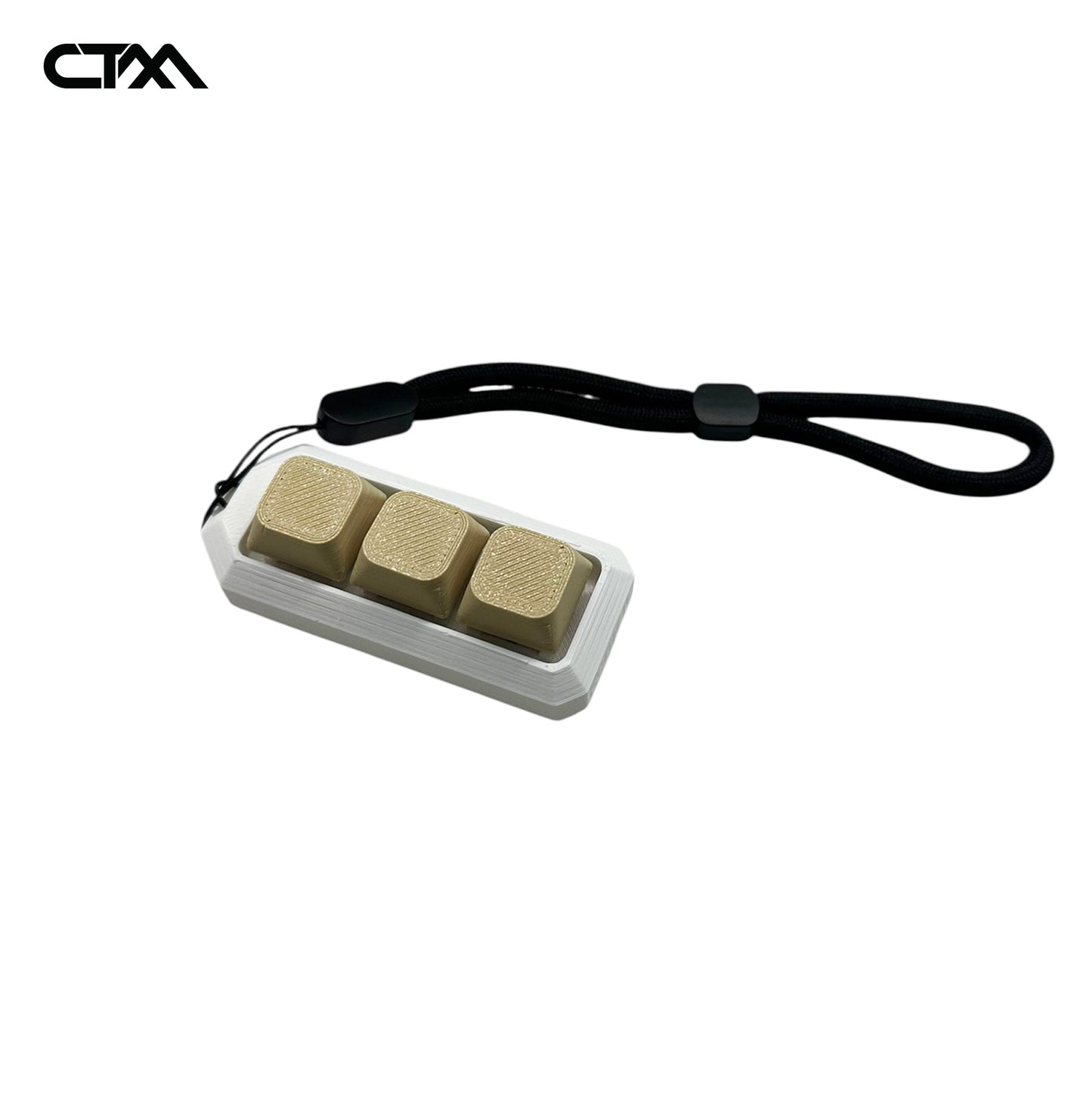 Mechanical Clicker  – Handmade Fidget Switch Pad with Wrist Lanyard for Stress Relief and Focus