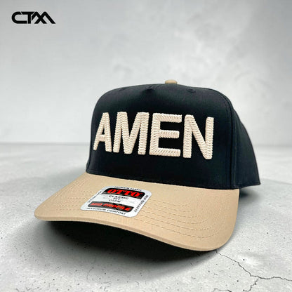 AMEN Premium Embroidered Snapback Hat