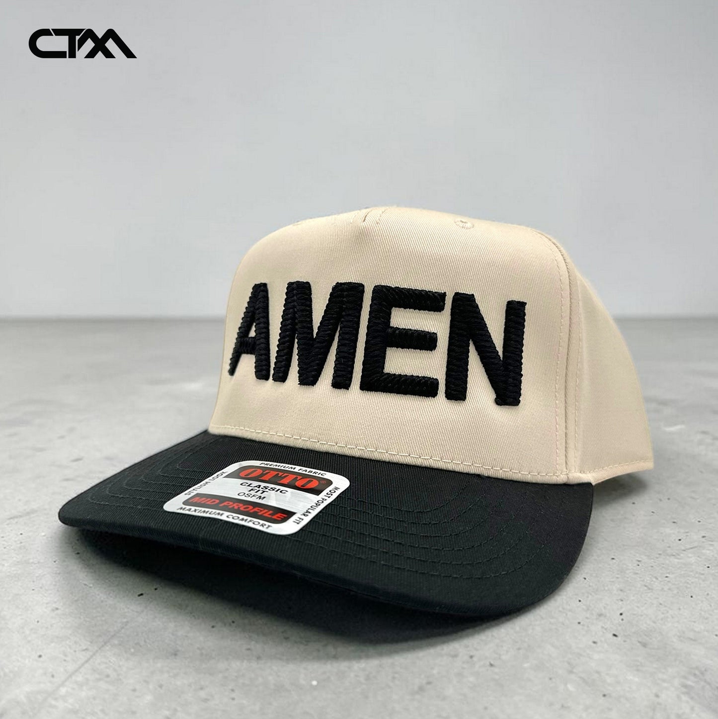 AMEN Premium Embroidered Snapback Hat