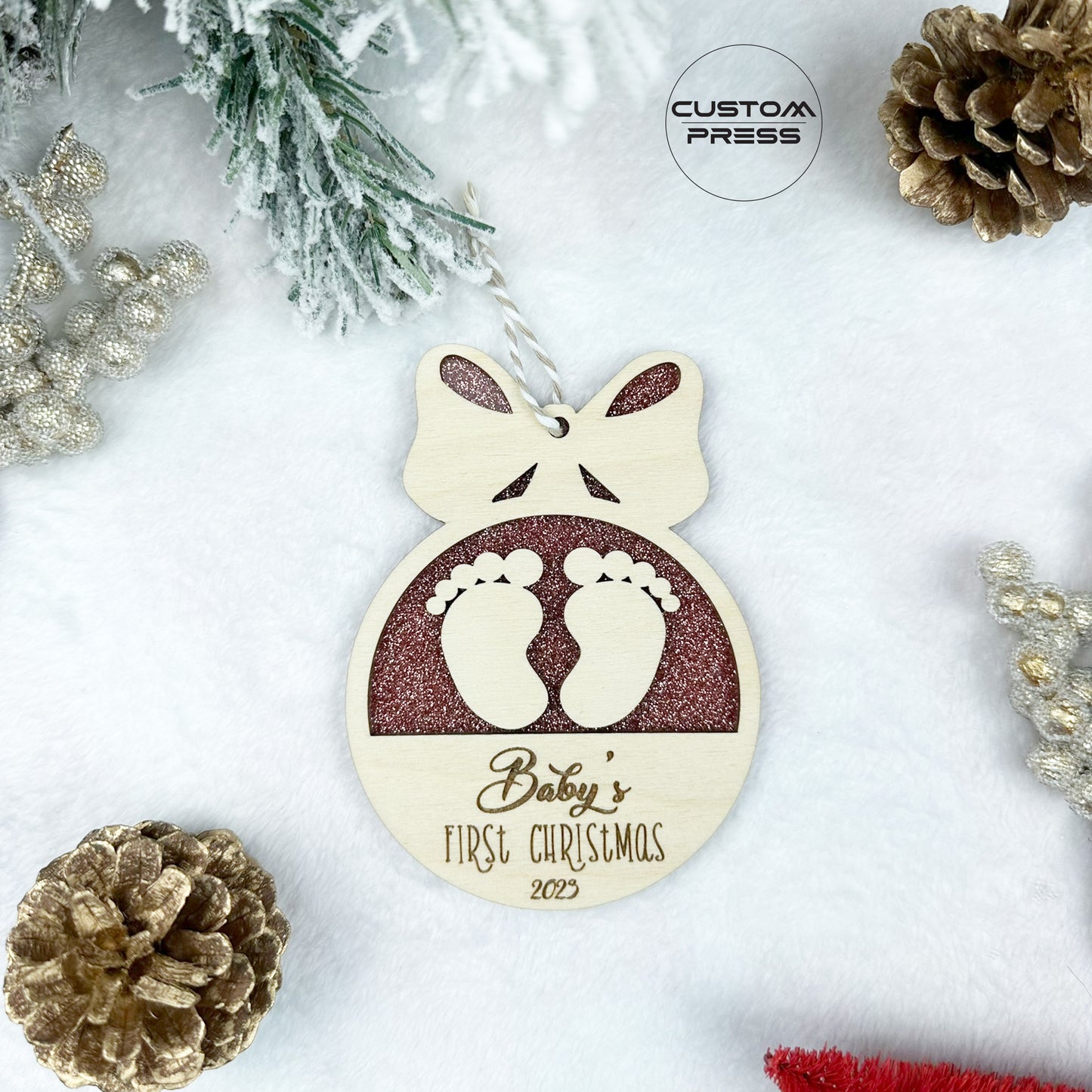 Personalized Baby Christmas Ornament