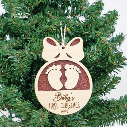 Personalized Baby Christmas Ornament