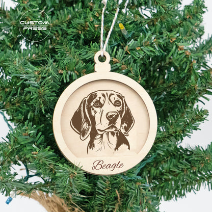 Dog Face Ornament