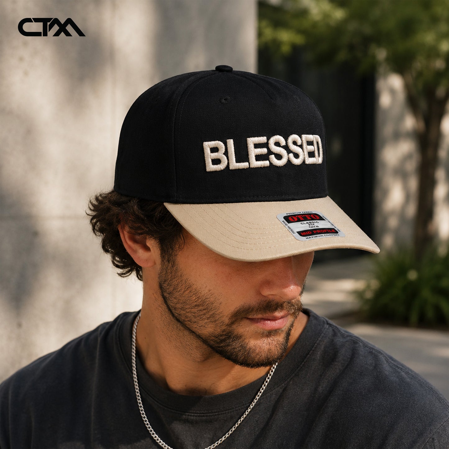 BLESSED Embroidered Trucker Hat