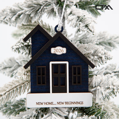 Personalized New Home Ornament Bundle