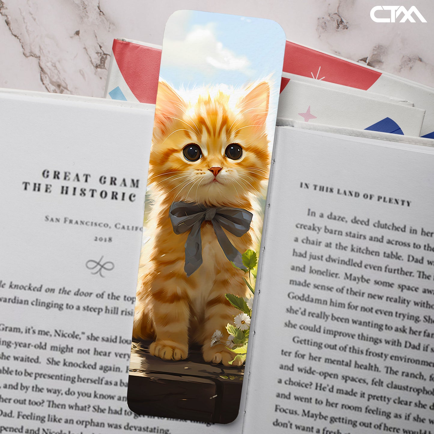 Cute Cat Bookmark