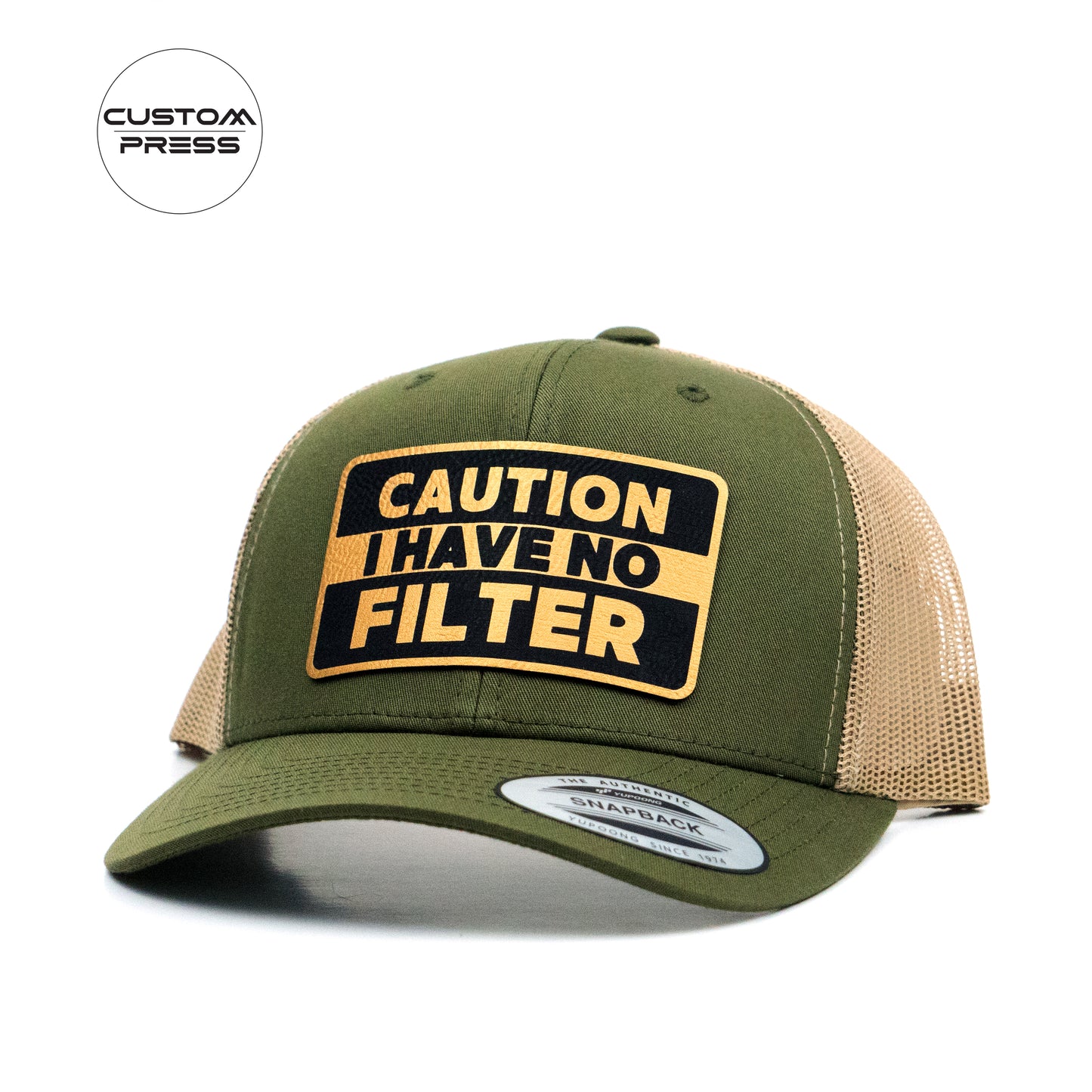 Caution I Have No Filter Trucker Hat