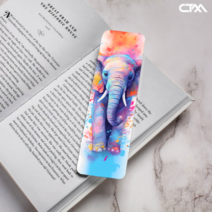 Colorful Elephant Bookmark