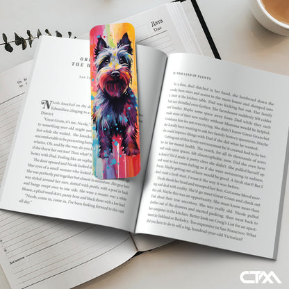 Colorful Schnauzer Bookmark