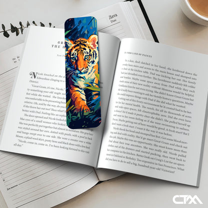 Colorful Tiger Bookmark