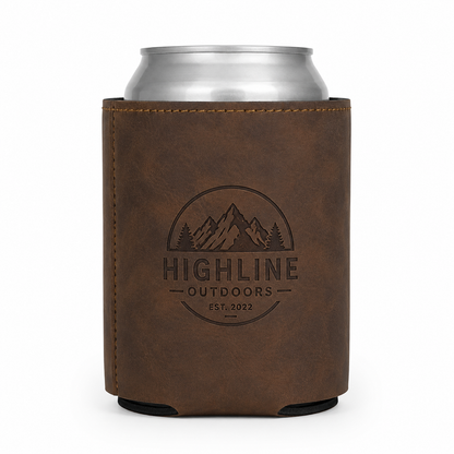 Leatherette Koozie – Laser Engraved Can Cooler