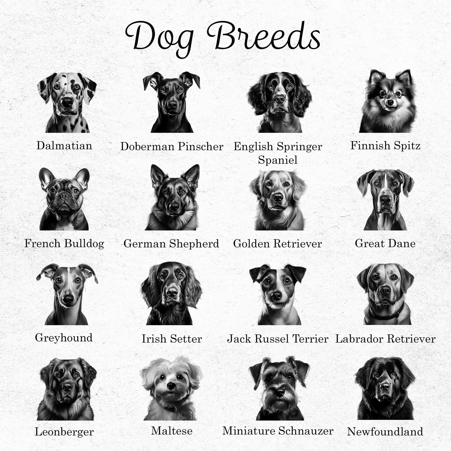 Dog Breed Slate Coasters