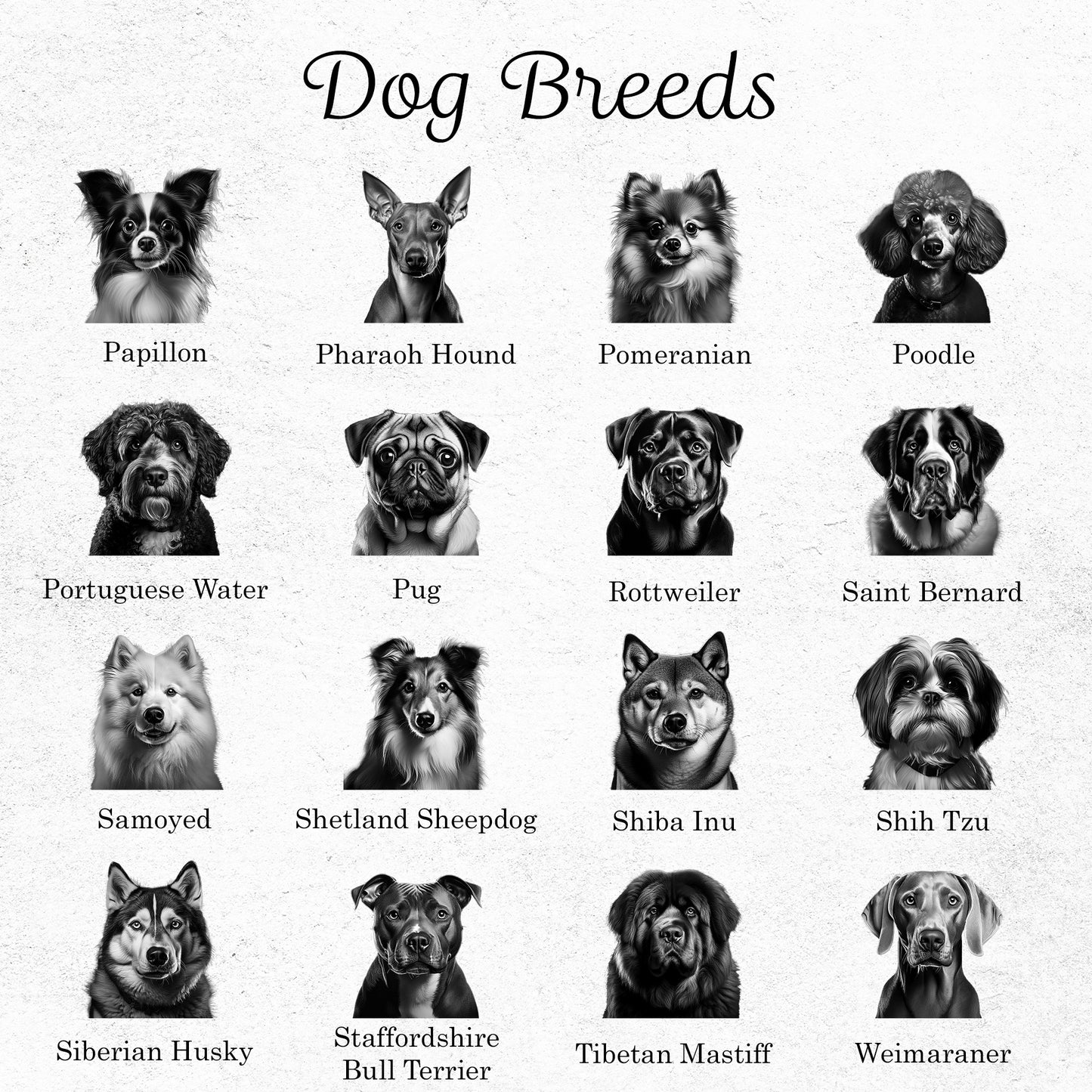 Dog Breed Slate Coasters