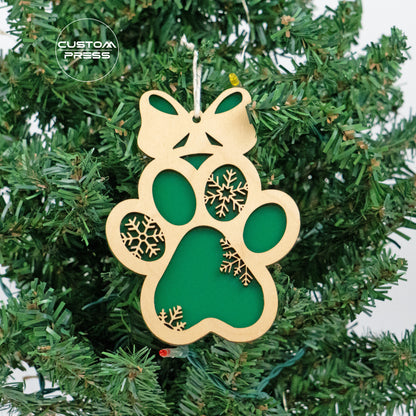 Dog Paw Ornament