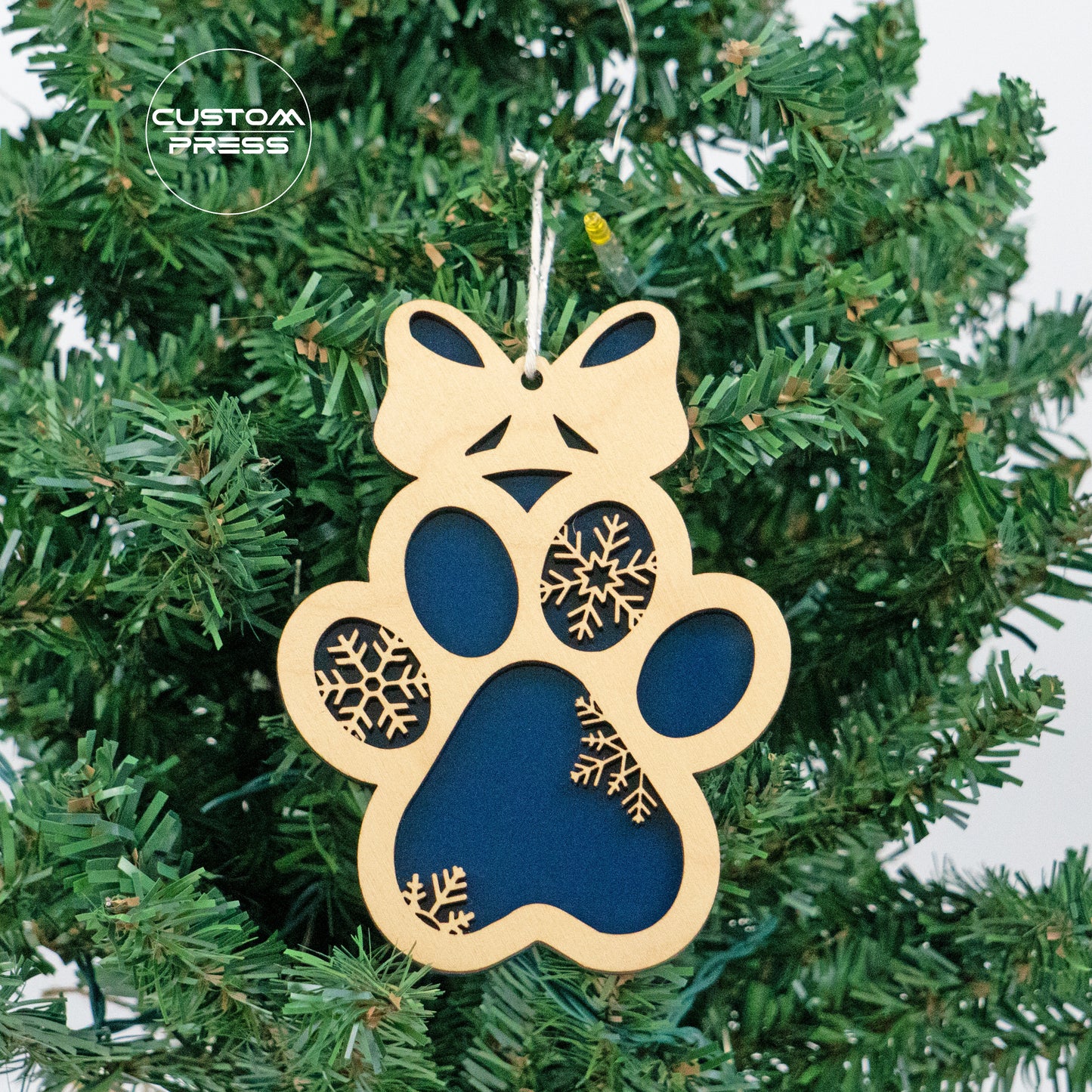 Dog Paw Ornament