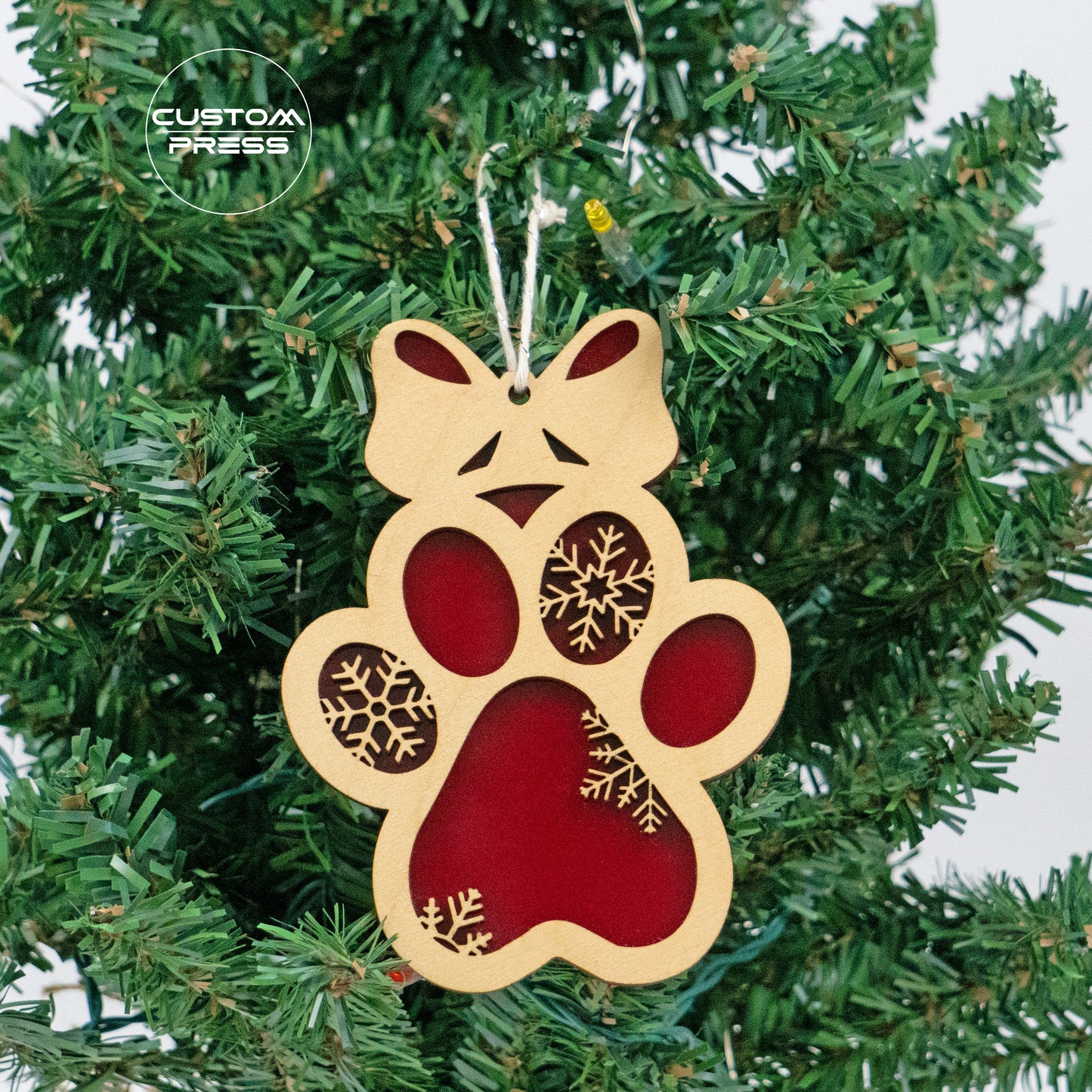 Dog Paw Ornament