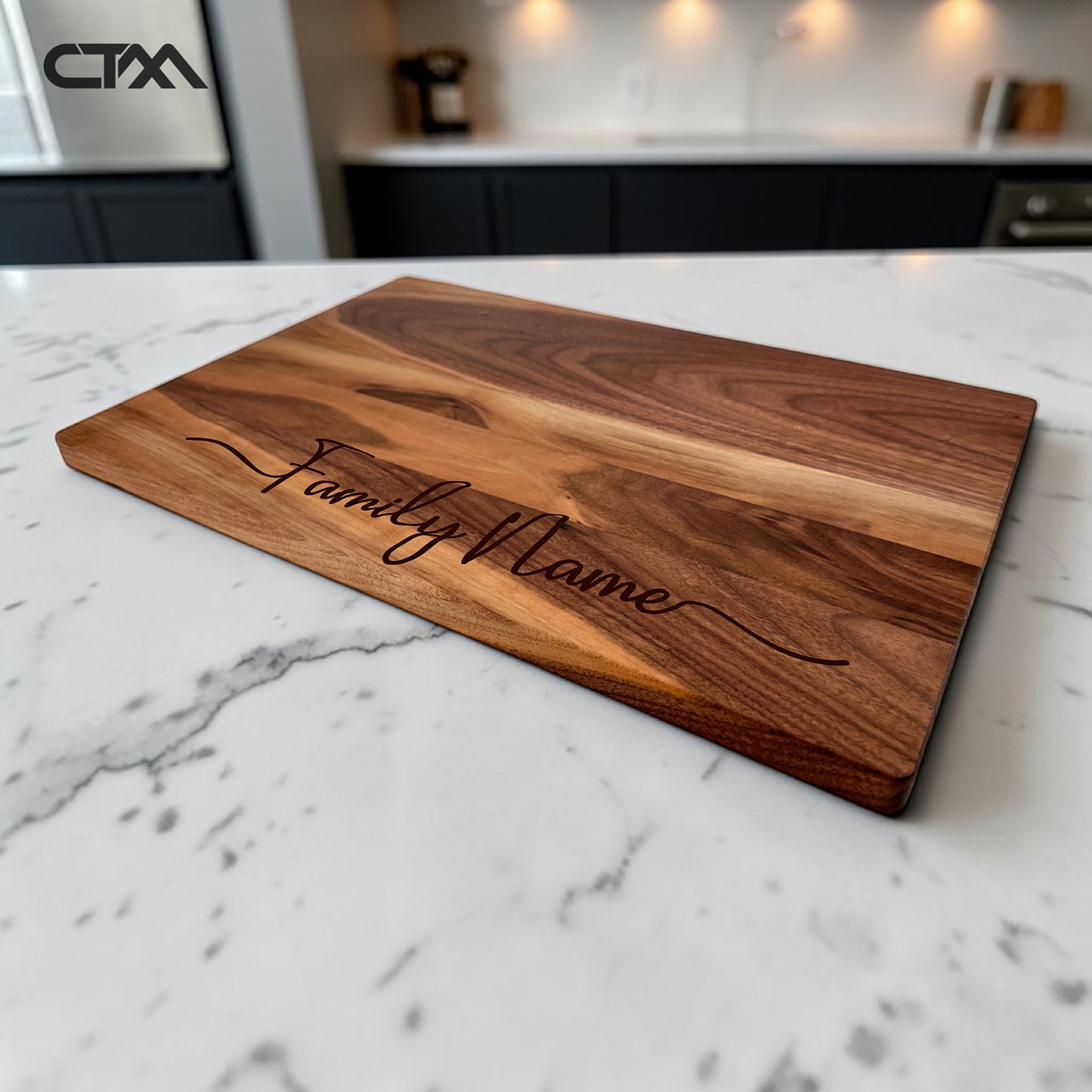 Personalized Walnut Cutting Board
