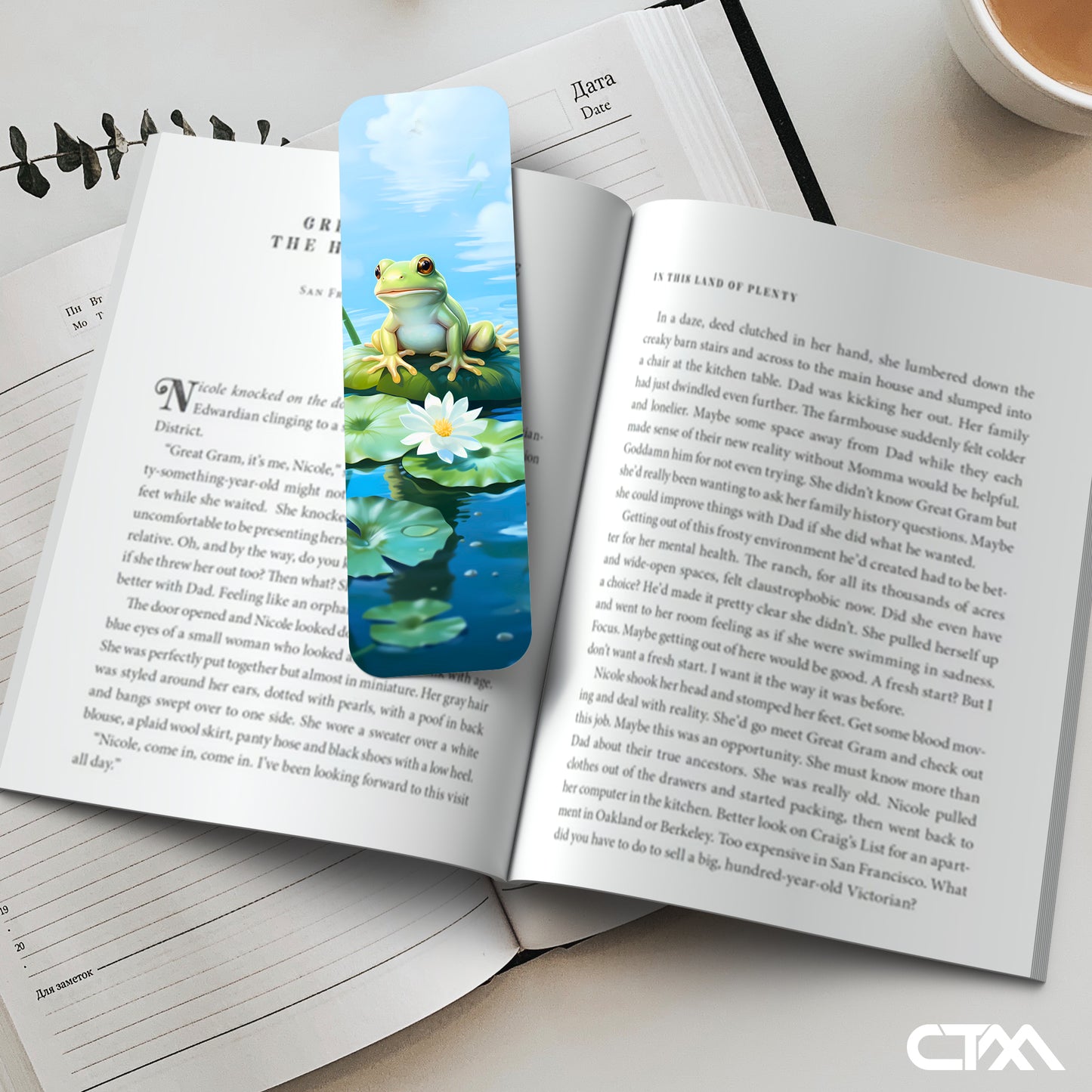 Frog Bookmark