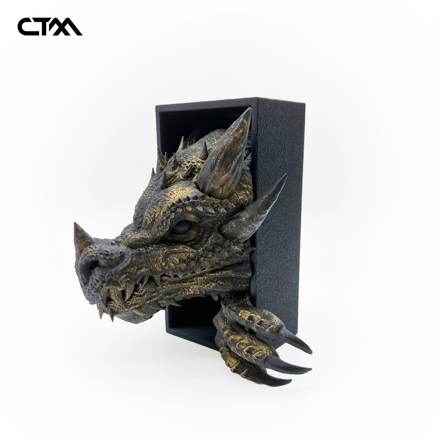 Emerging Dragon Claw and Tail Bookend