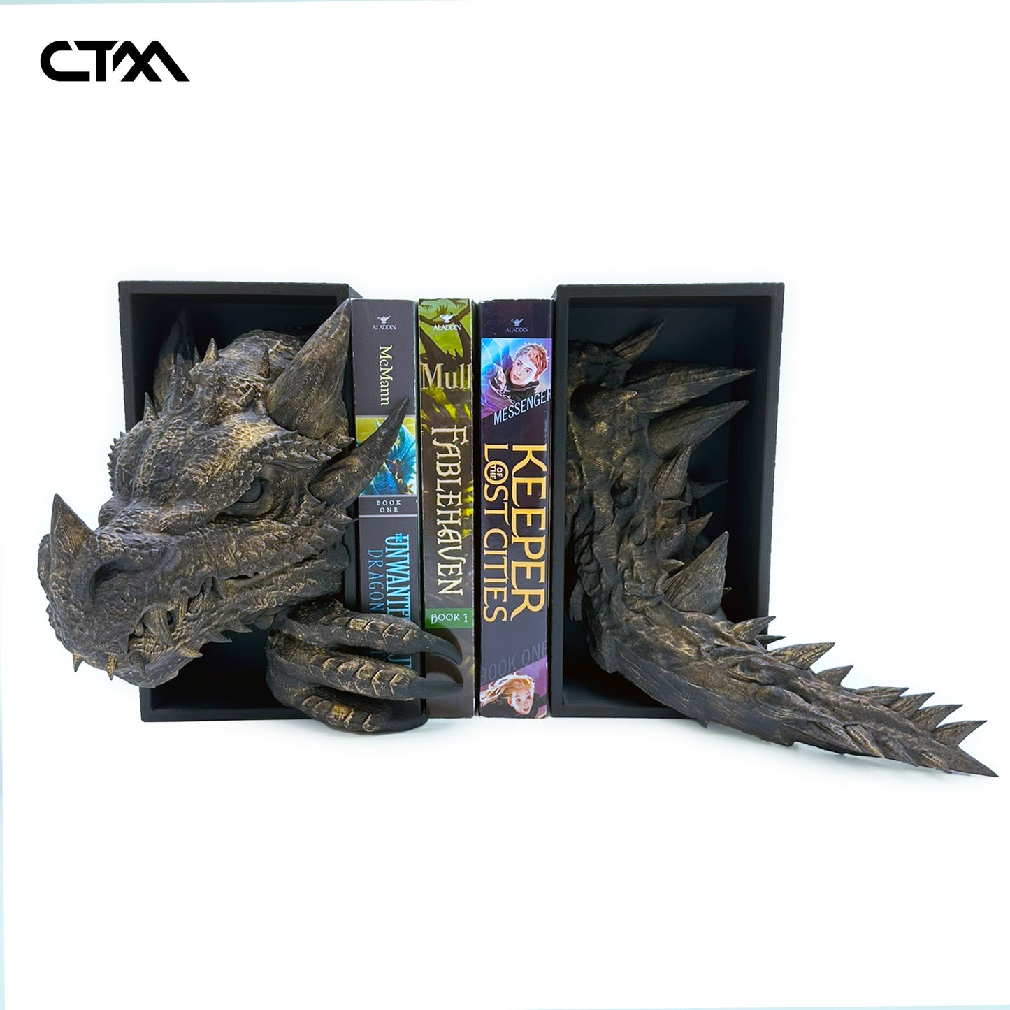 Emerging Dragon Claw and Tail Bookend