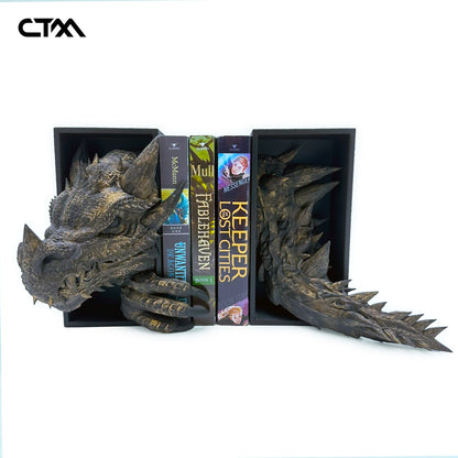 Emerging Dragon Claw and Tail Bookend