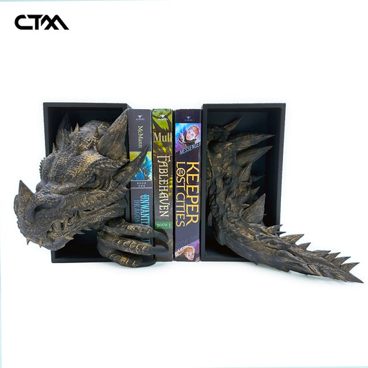 Emerging Dragon Claw and Tail Bookend