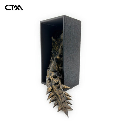 Emerging Dragon Claw and Tail Bookend