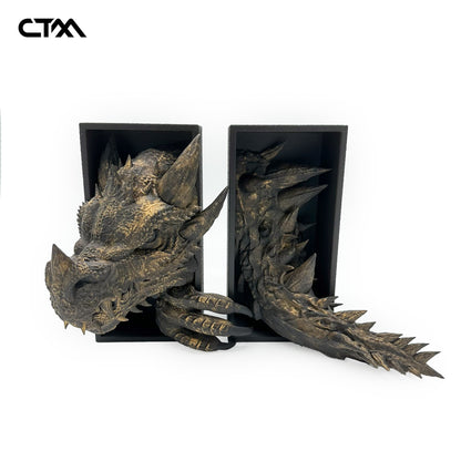 Emerging Dragon Claw and Tail Bookend