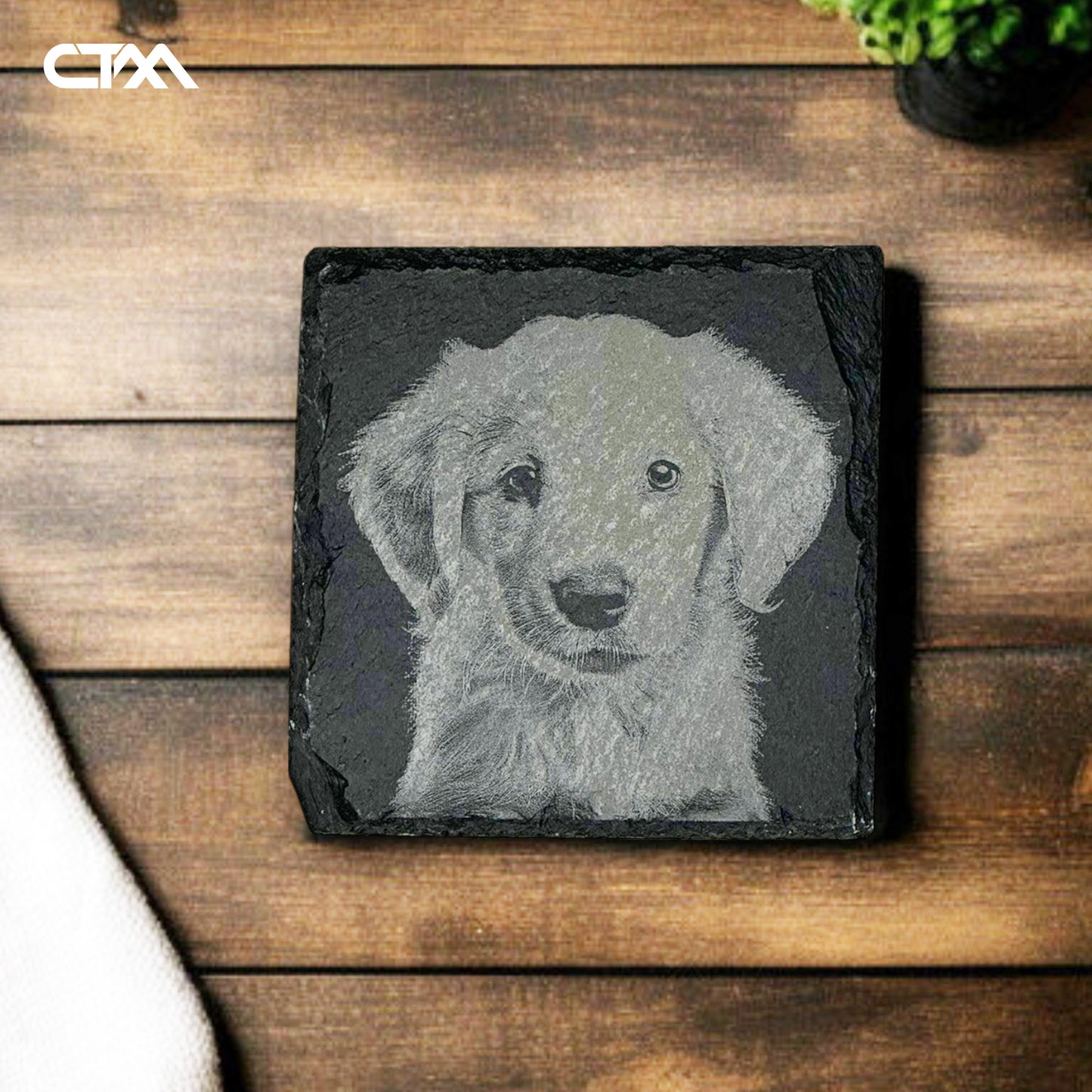 Puppy Breed Slate Coasters
