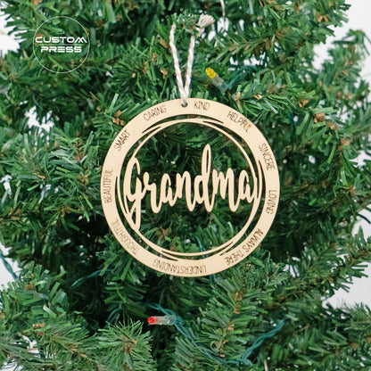 Family Members Ornament